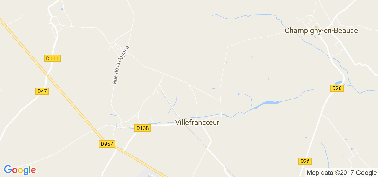 map de la ville de 